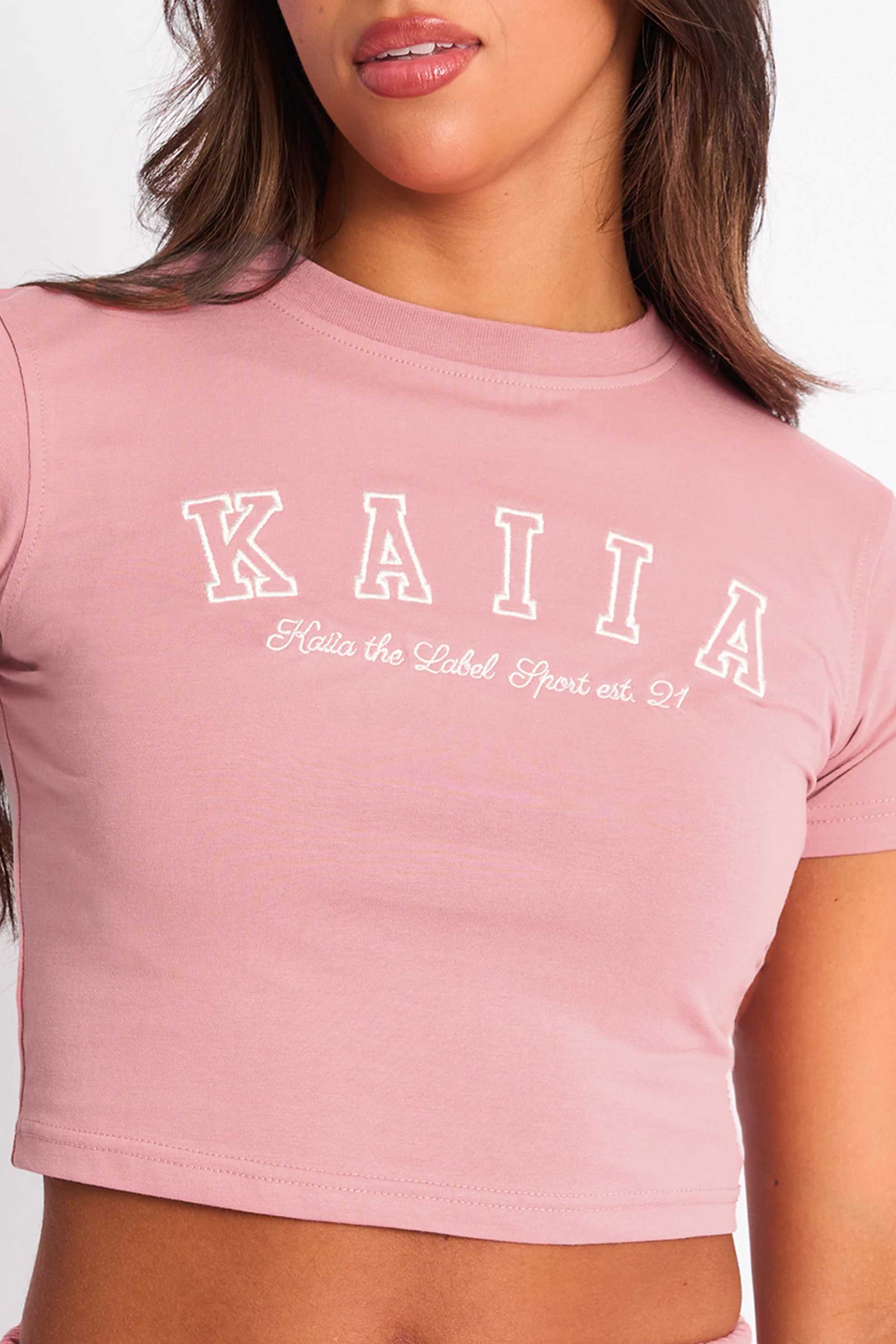 Kaiia Logo Baby Tee Blusher - Image 4
