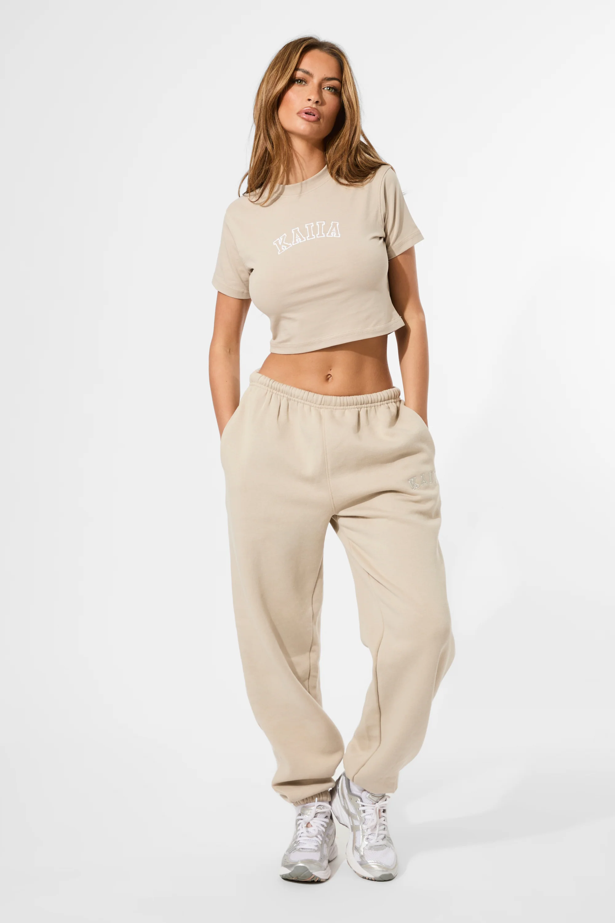 Kaiia Baby Tee Stone - Image 7