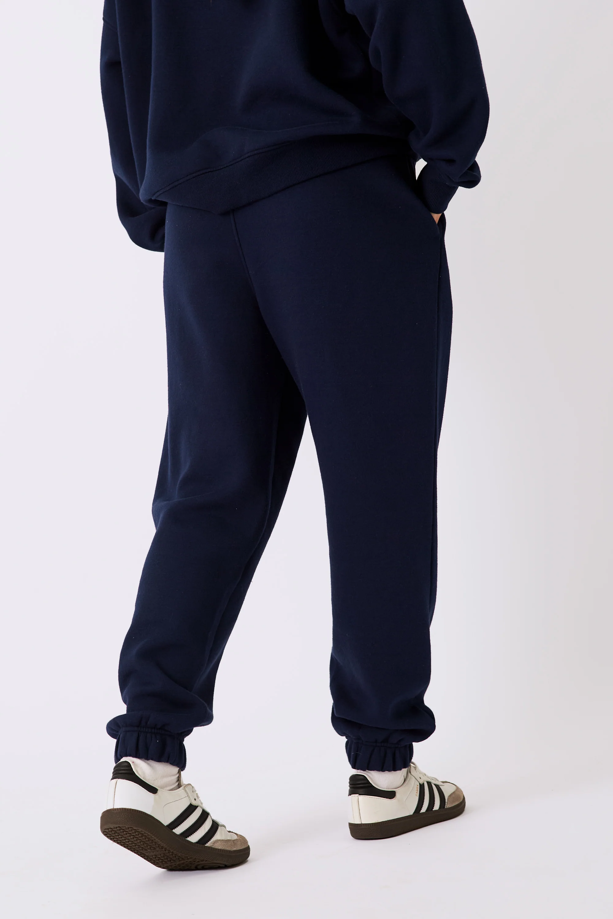 Kaiia Design Bubble Logo Cuffed Joggers Navy - Image 3