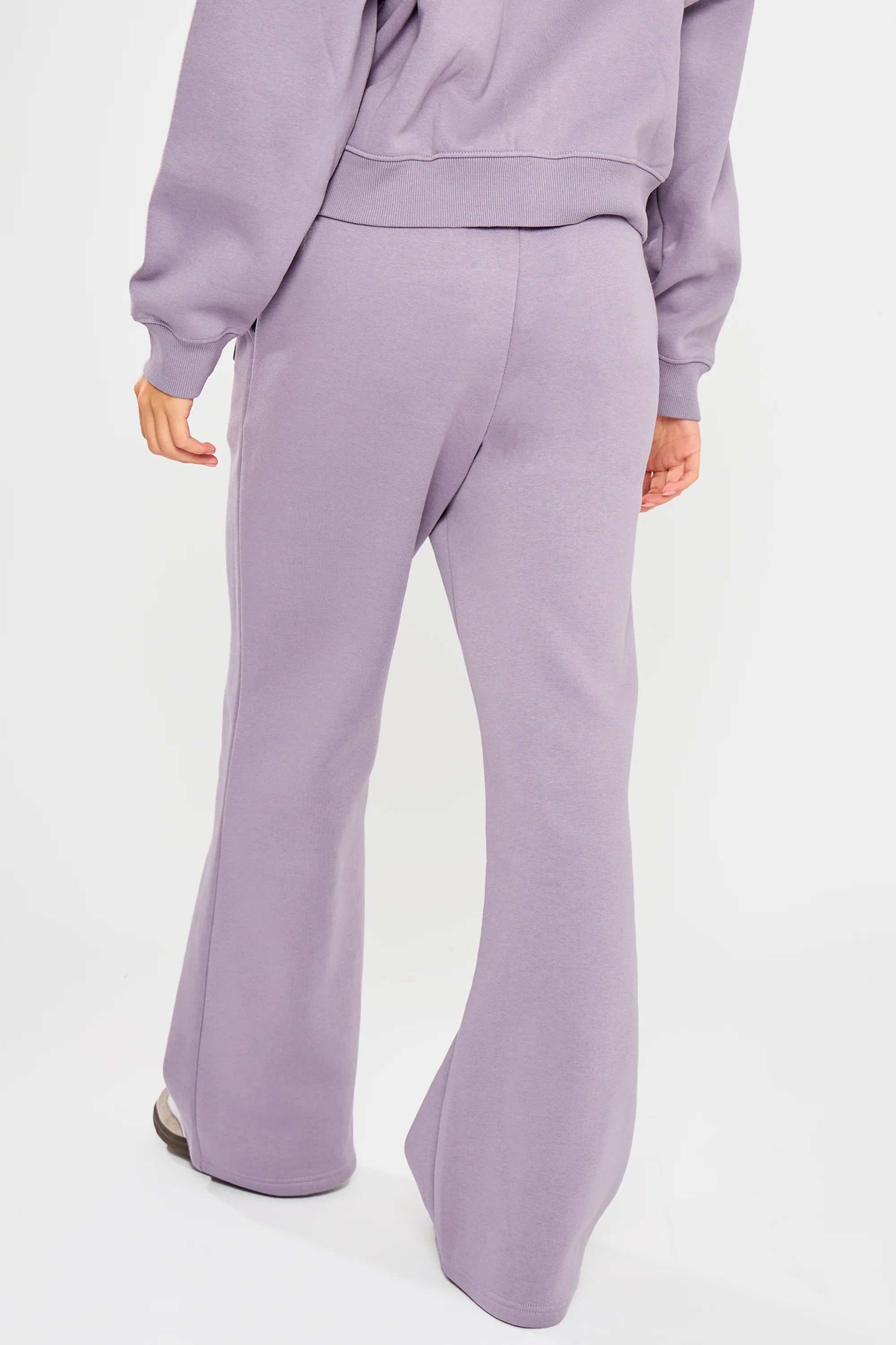 Kaiia Embossed Bubble Logo Flared Joggers Dusk - Image 6
