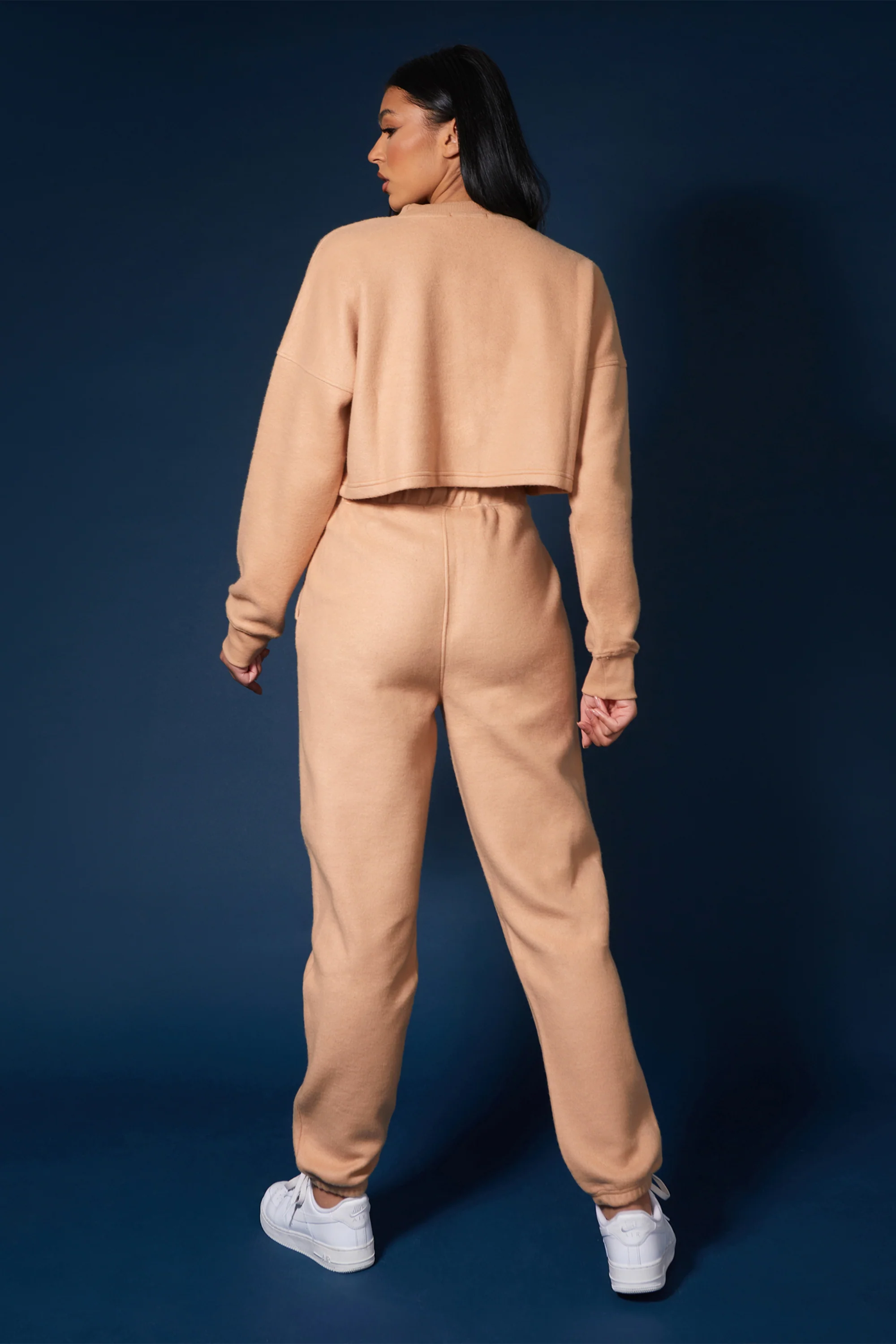 KAIIA FLUFFY 90S JOGGERS CAMEL - Image 4