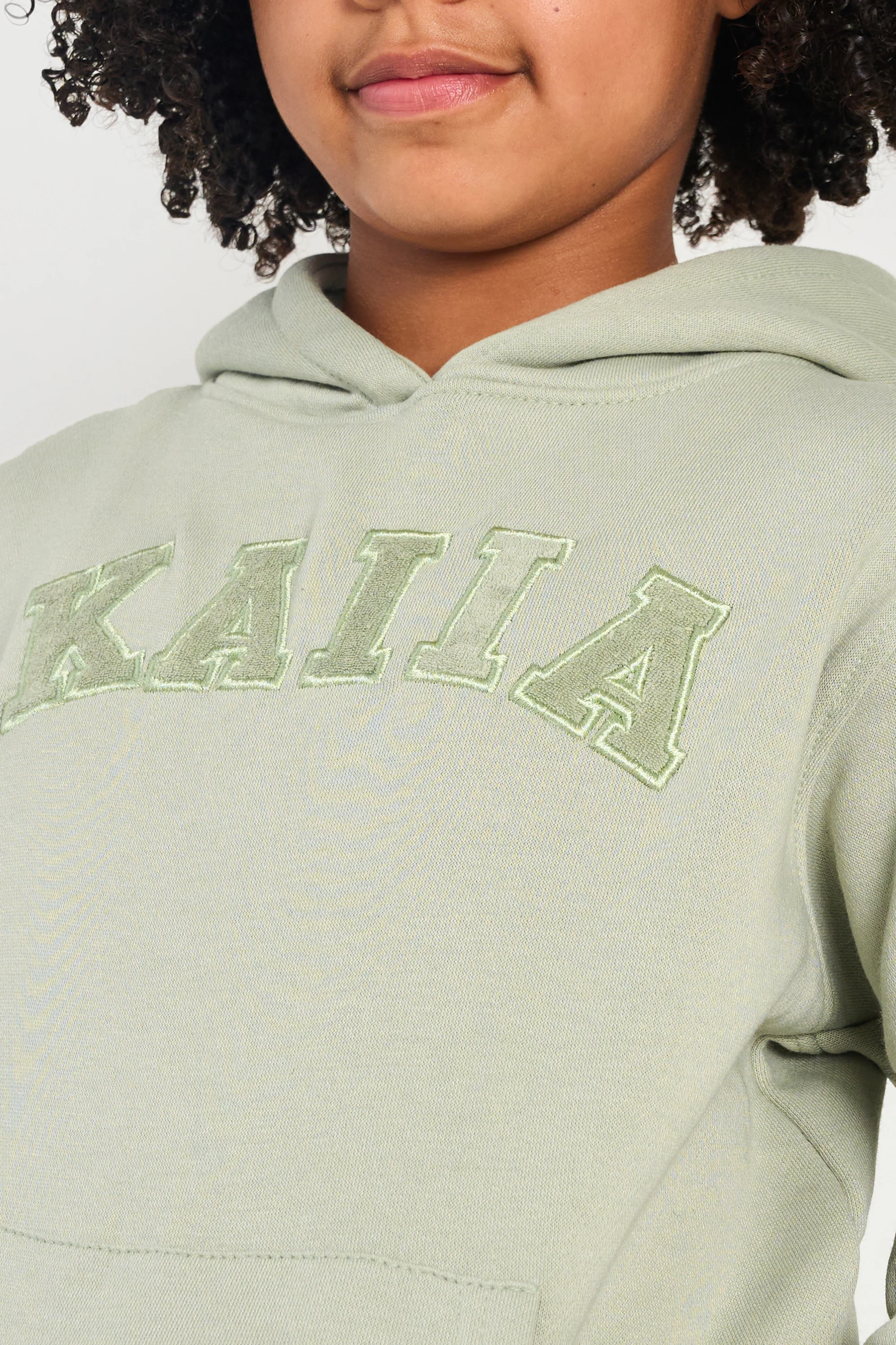 Kaiia Kids Hoodie Sage - Image 4
