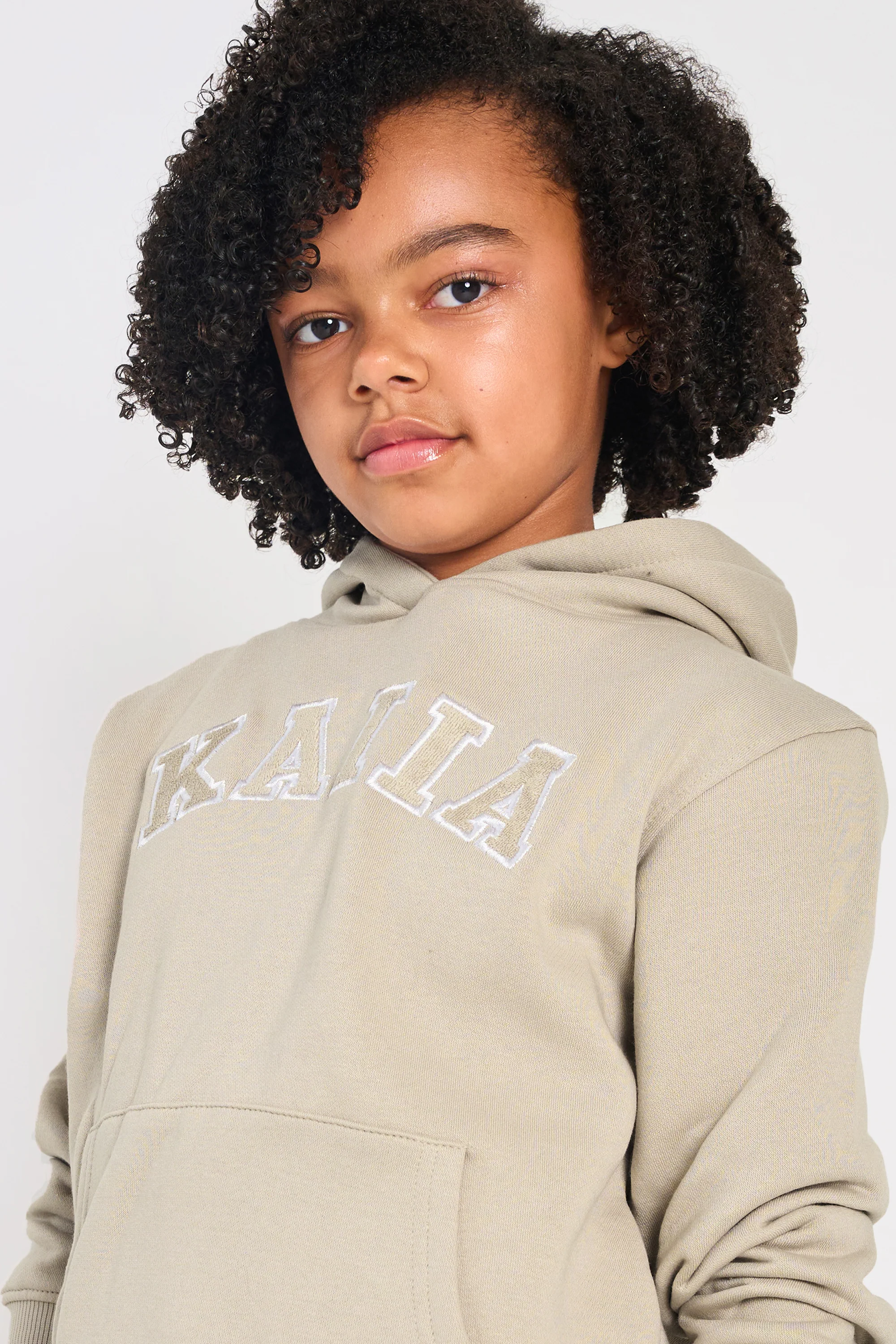 Kaiia Kids Hoodie Stone - Image 3