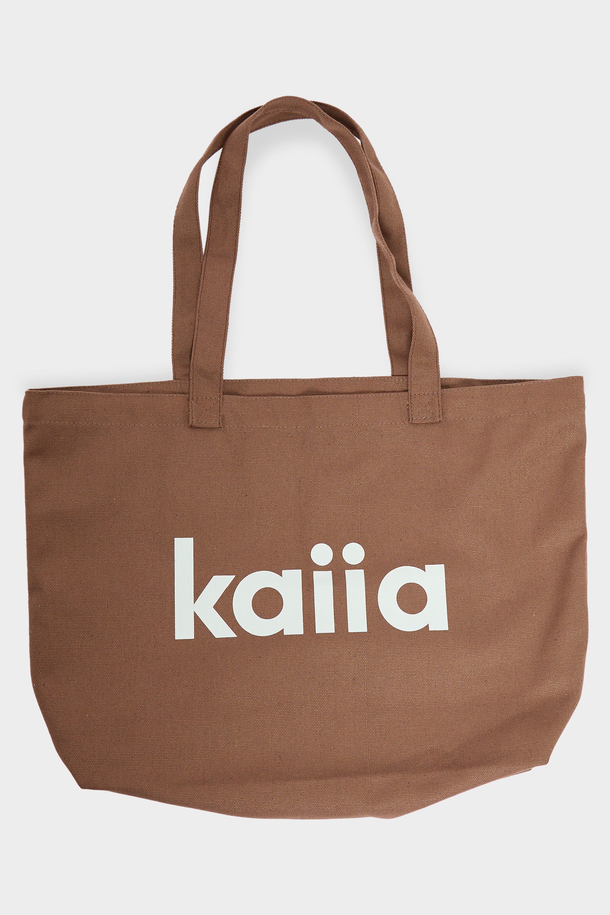 Kaiia Tote Bag Brown & Cream - Image 3