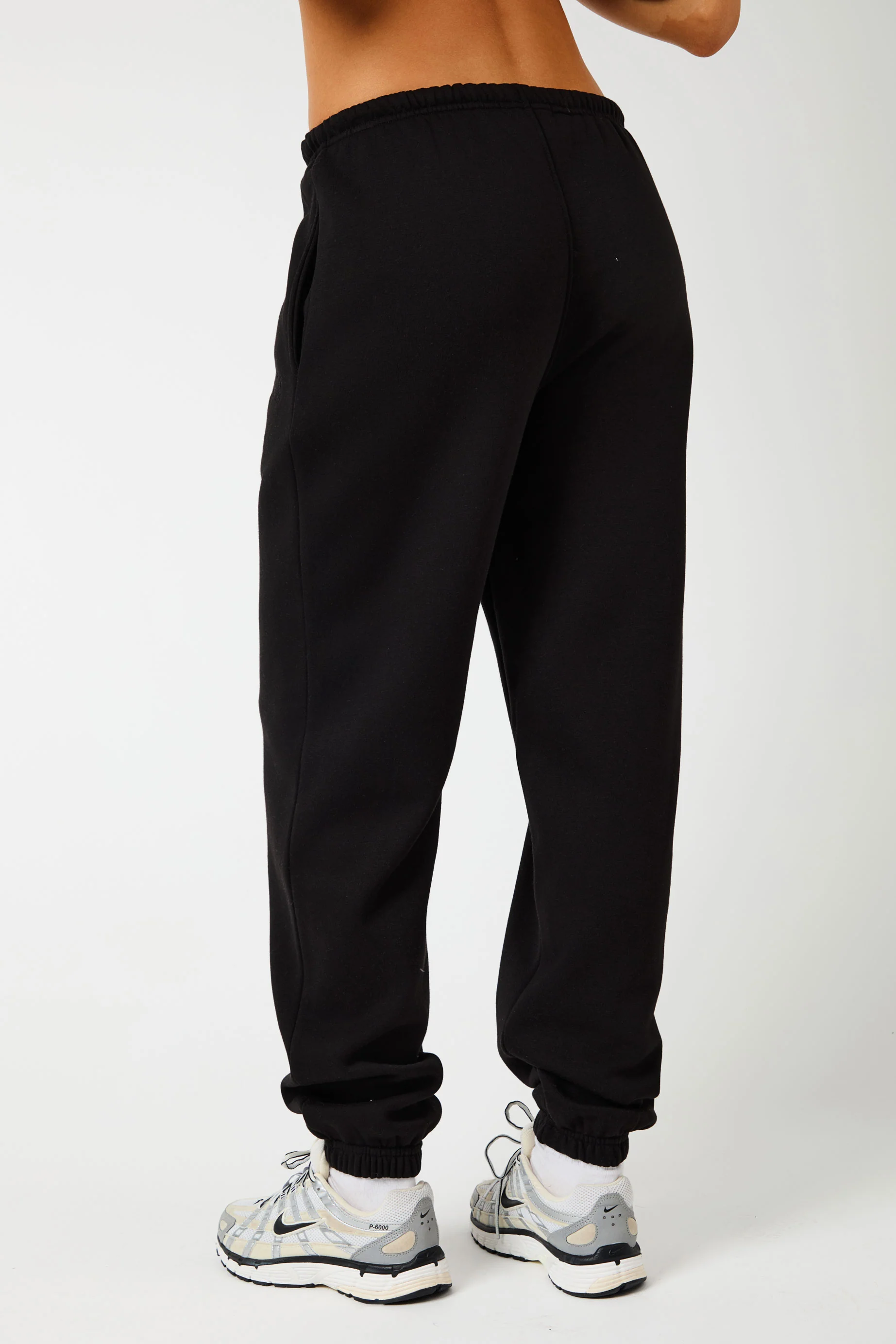 Kaiia Logo Cuffed Joggers Black On Black - Image 12