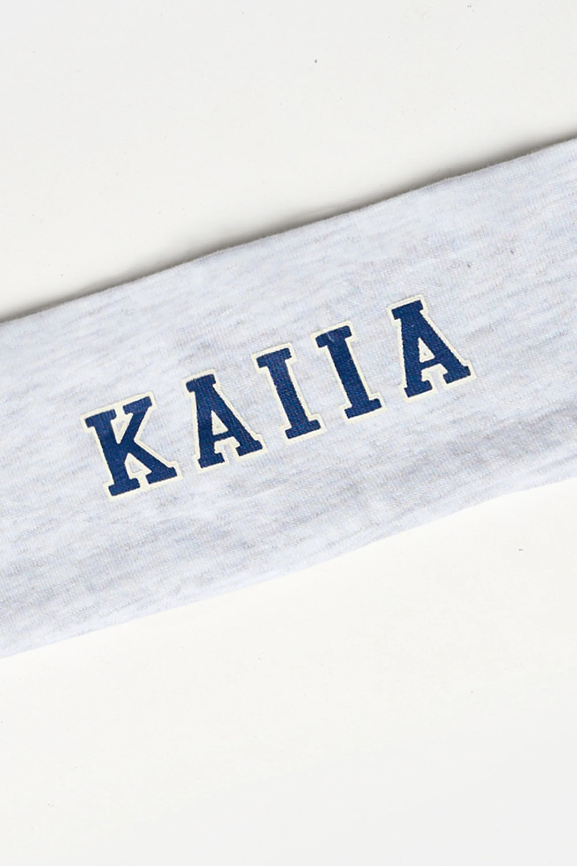 Kaiia Logo Headband Light Grey Marl - Image 3