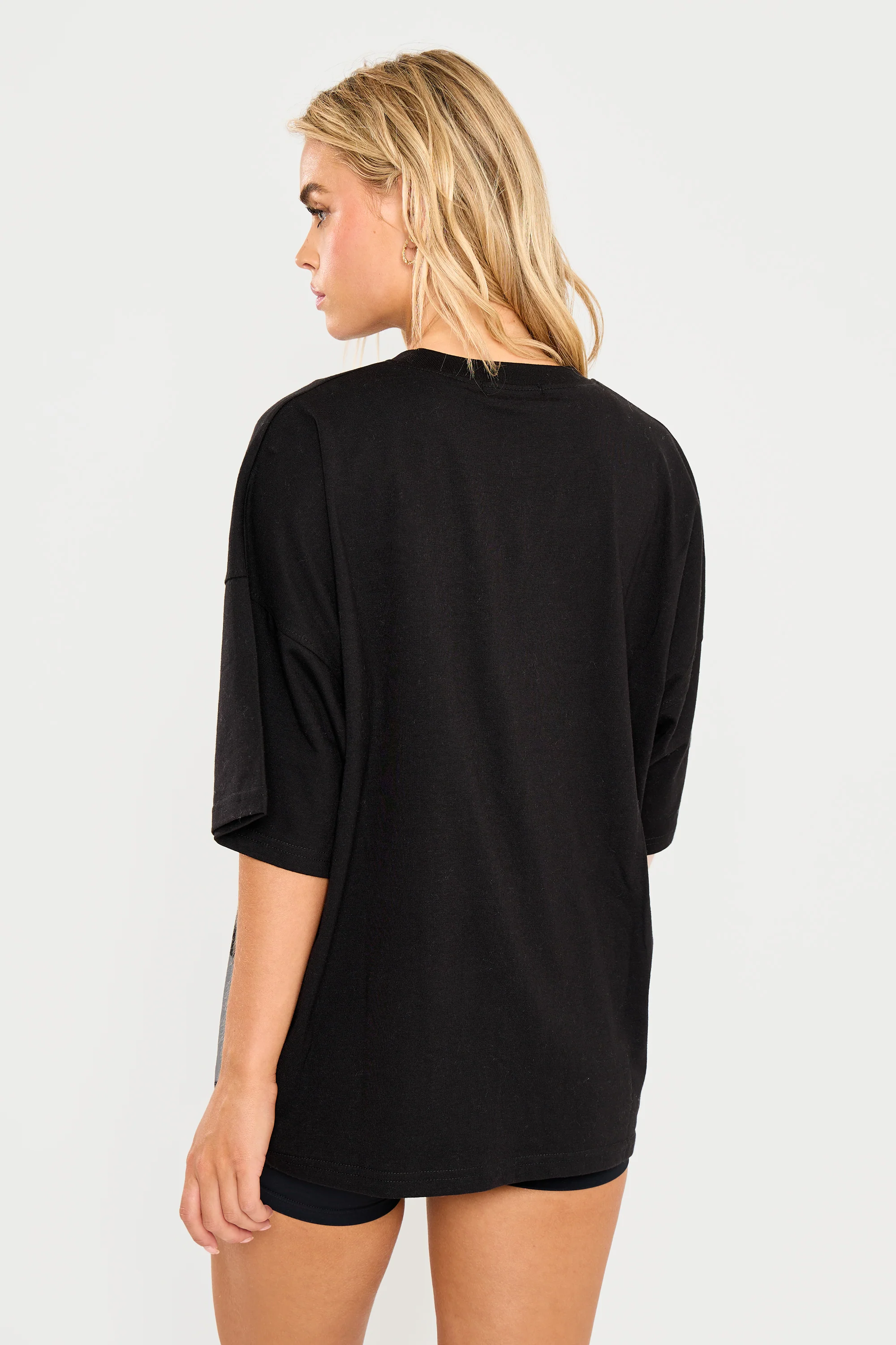 Kaiia Logo Oversized T-shirt in Black - Image 8