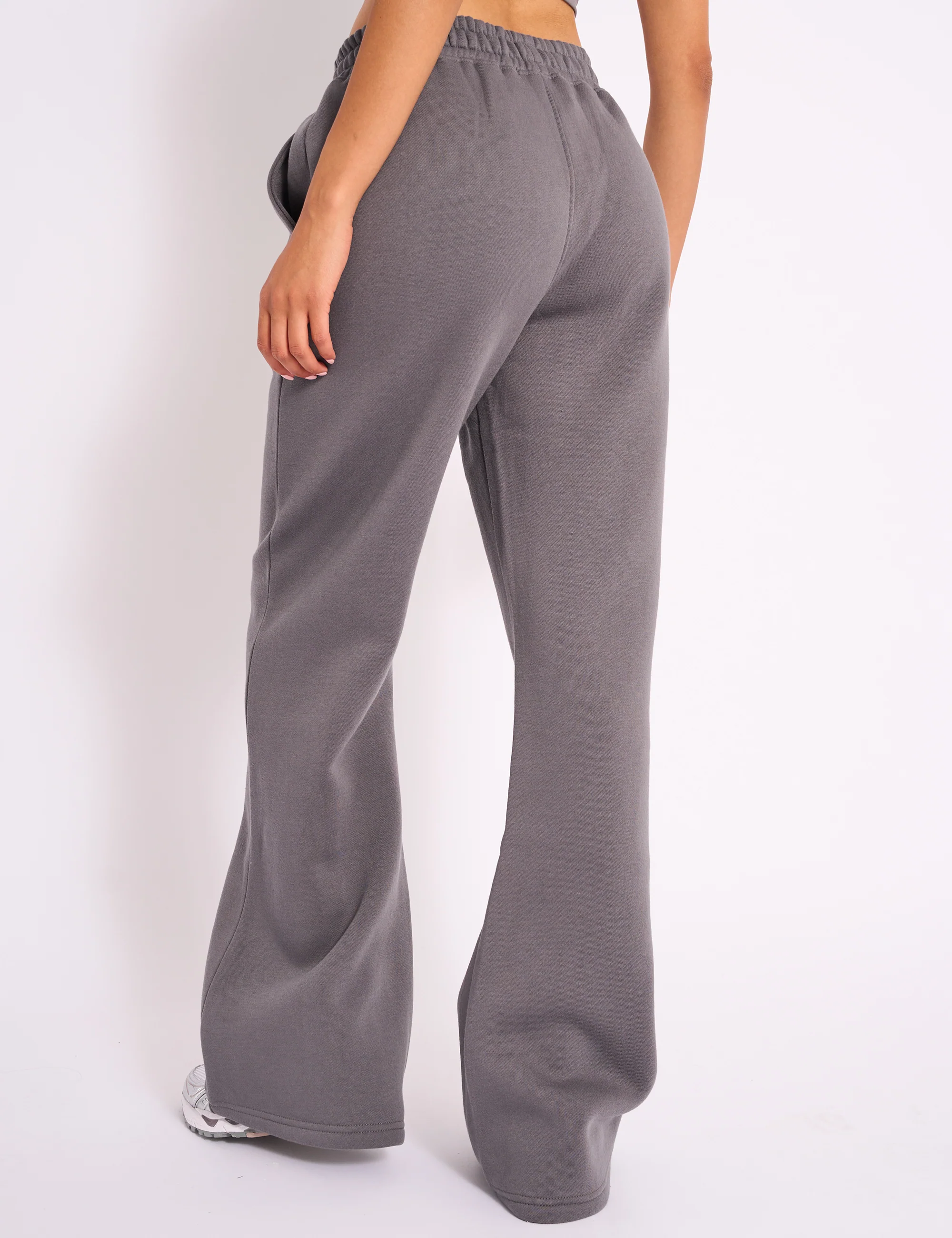 Kaiia Logo Straight Leg Joggers Slate Grey - Image 4