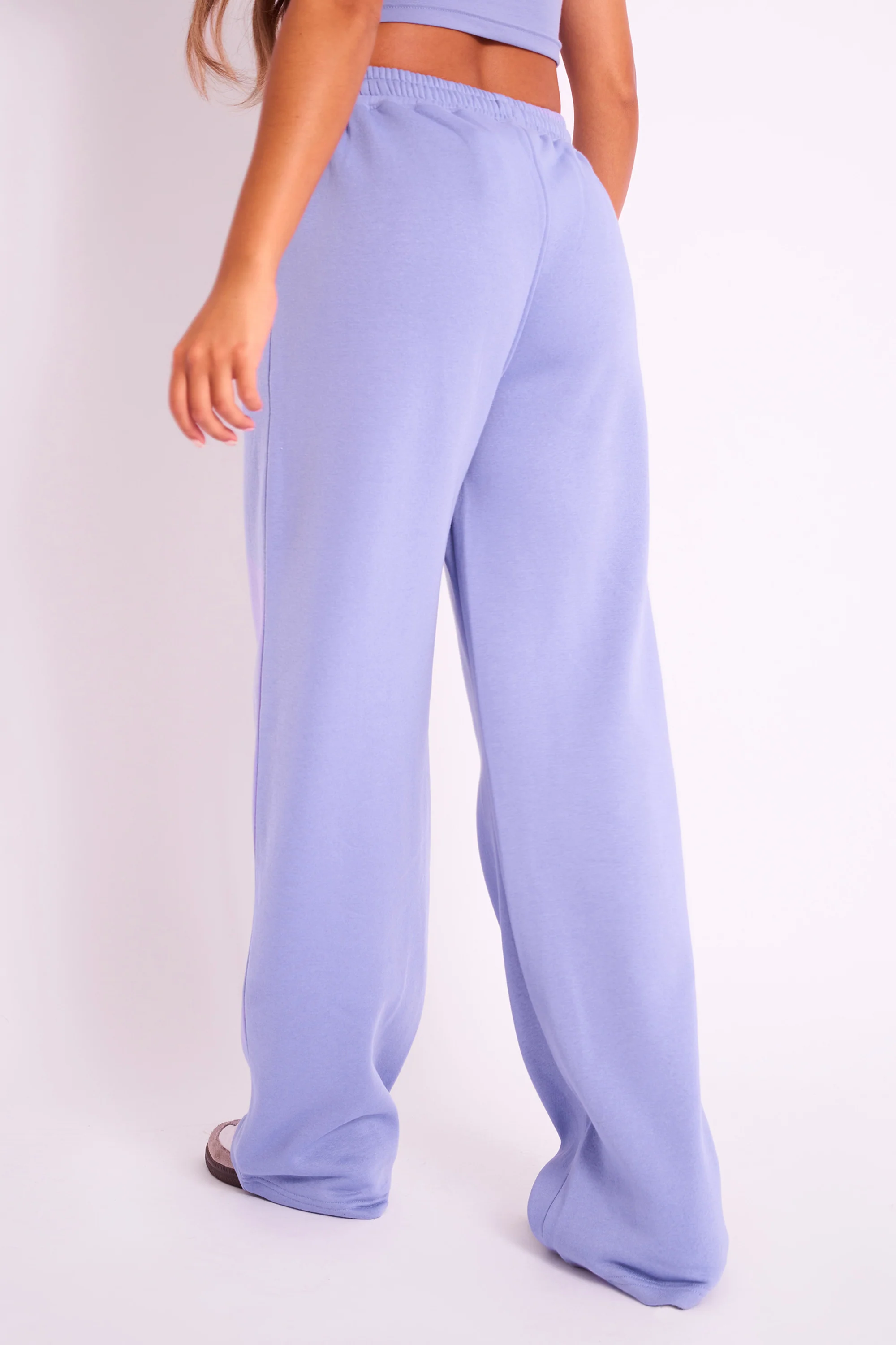 Kaiia Logo Wide Joggers Ultra Violet - Image 4