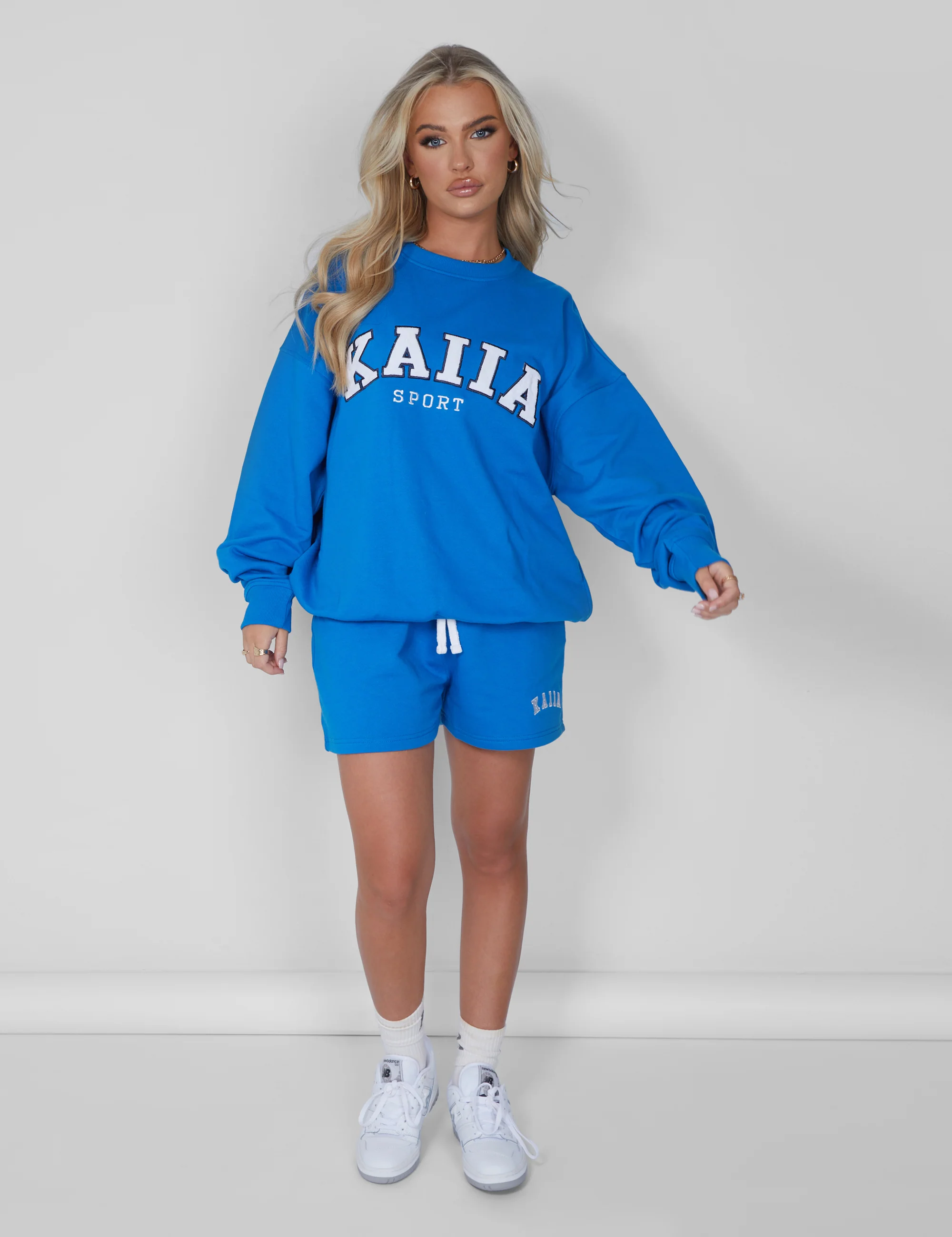 Kaiia Oversized Sweatshirt Cobalt Blue - Image 6