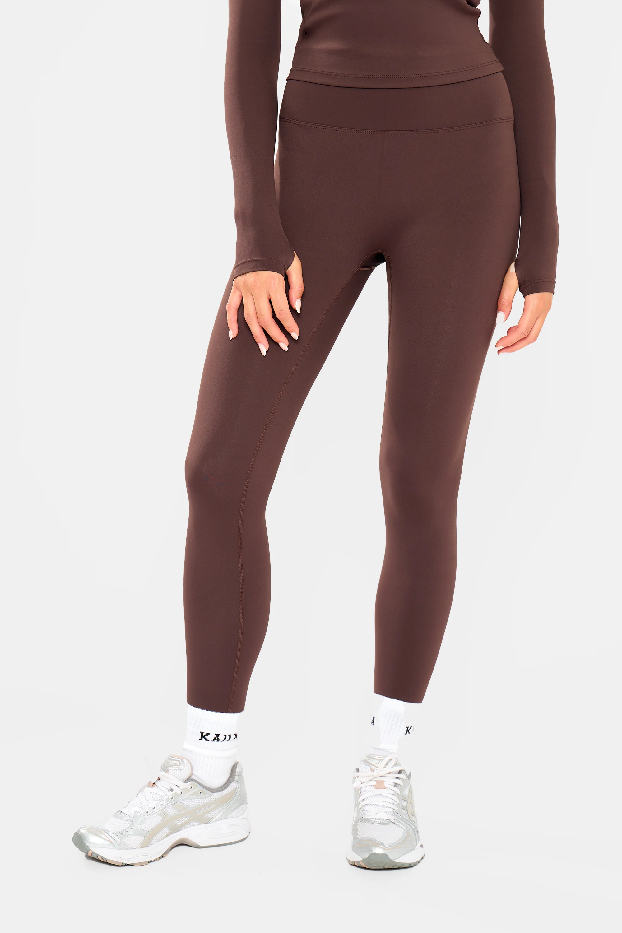 Kaiia Sculpt Leggings Brown - Image 7