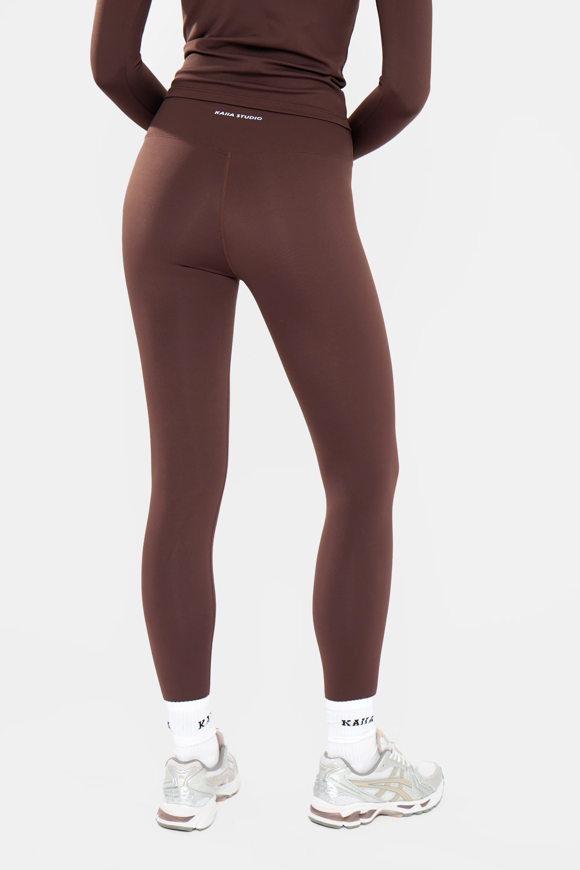 Kaiia Sculpt Leggings Brown - Image 8