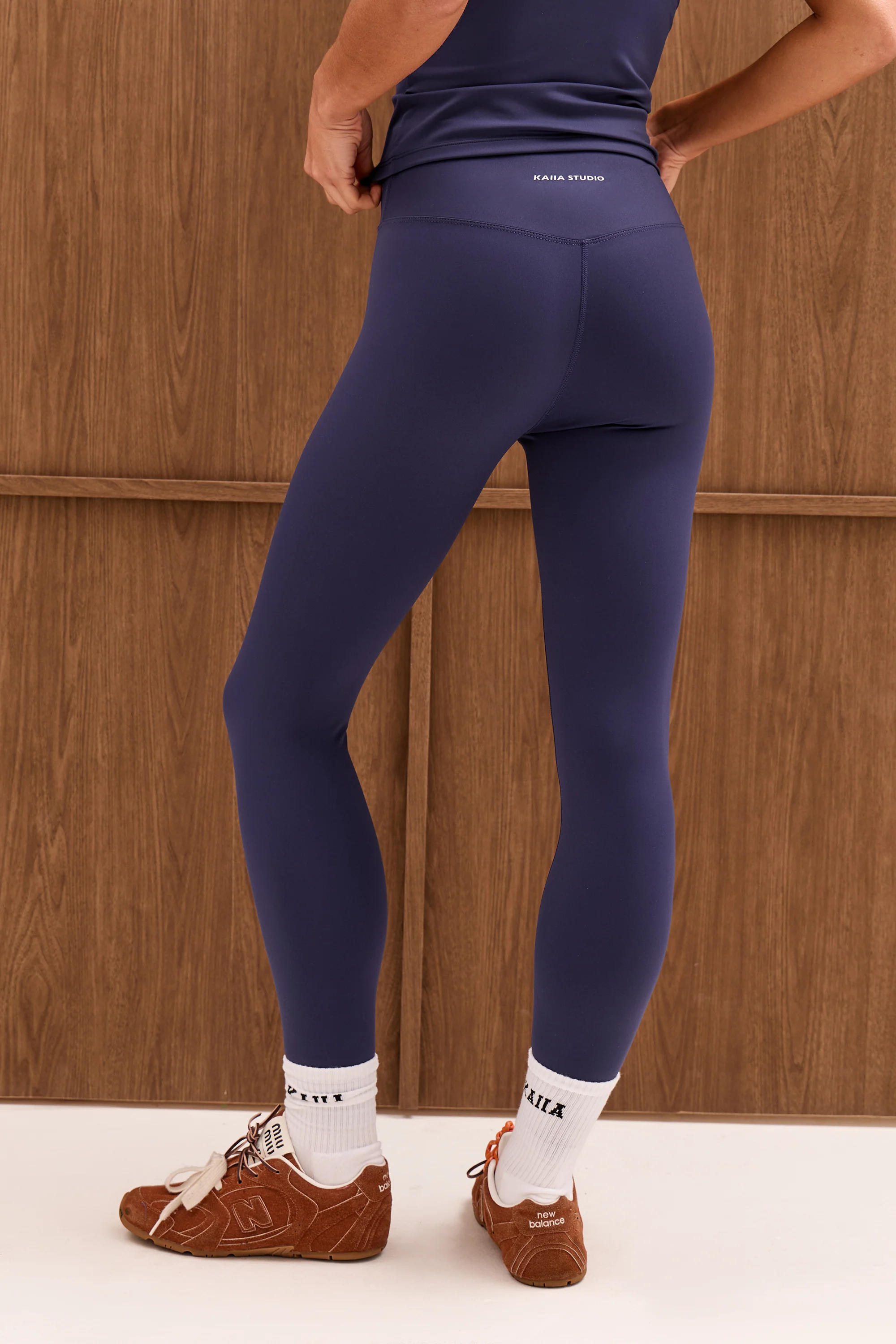 Kaiia Sculpt Leggings Dark Navy - Image 4