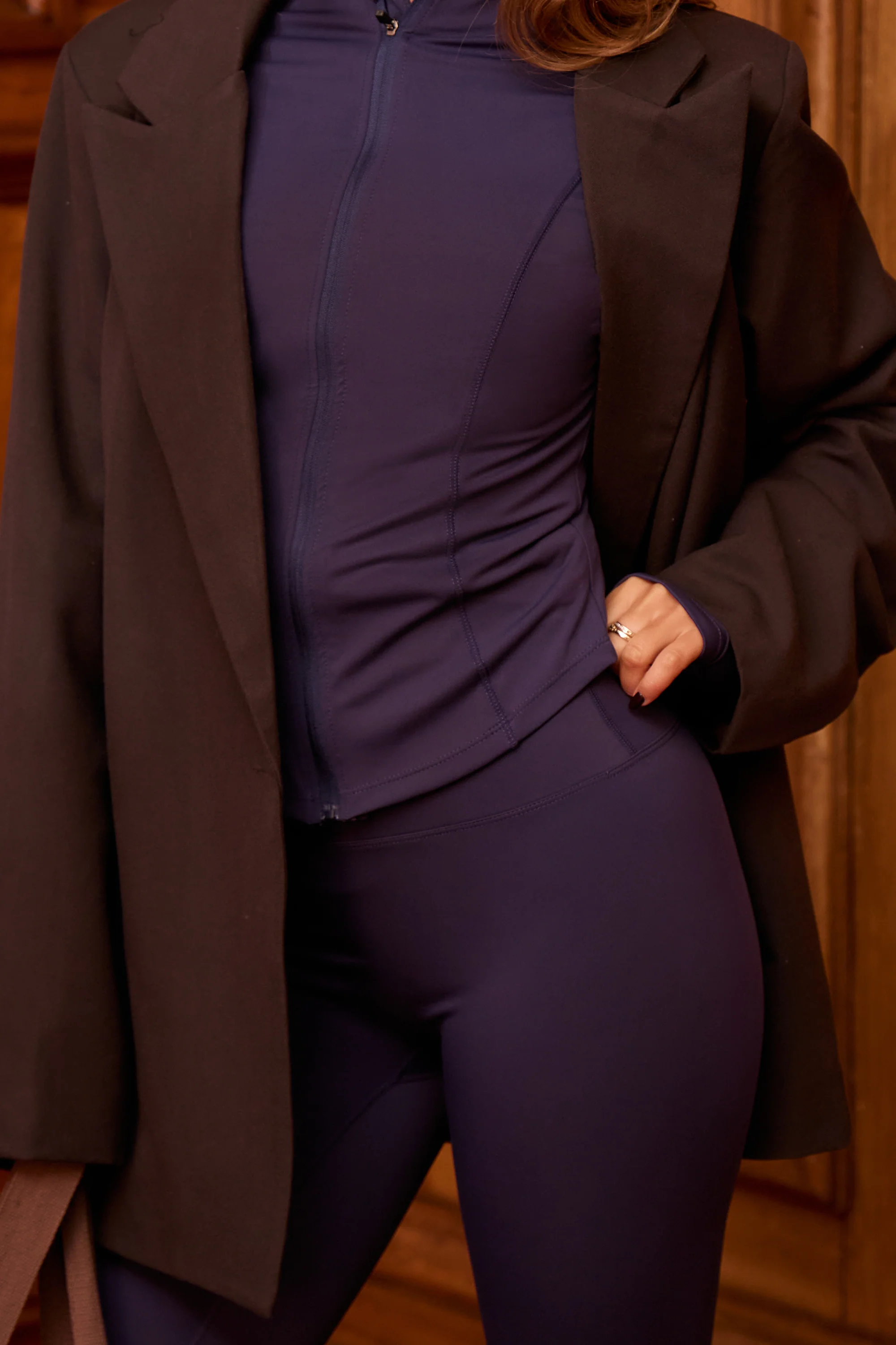 Kaiia Sculpt Leggings Dark Navy - Image 9