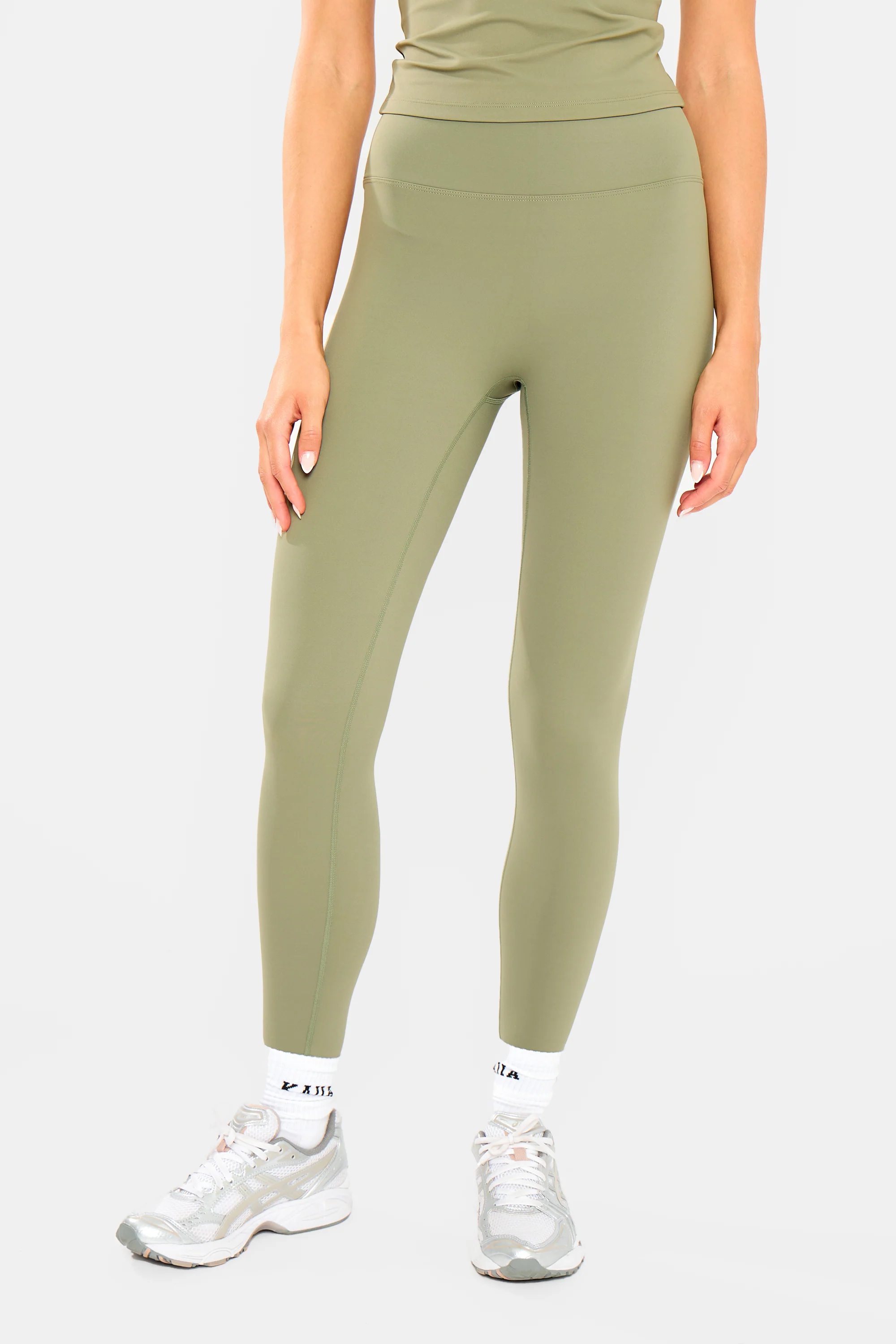 Kaiia Sculpt Leggings Khaki - Image 2