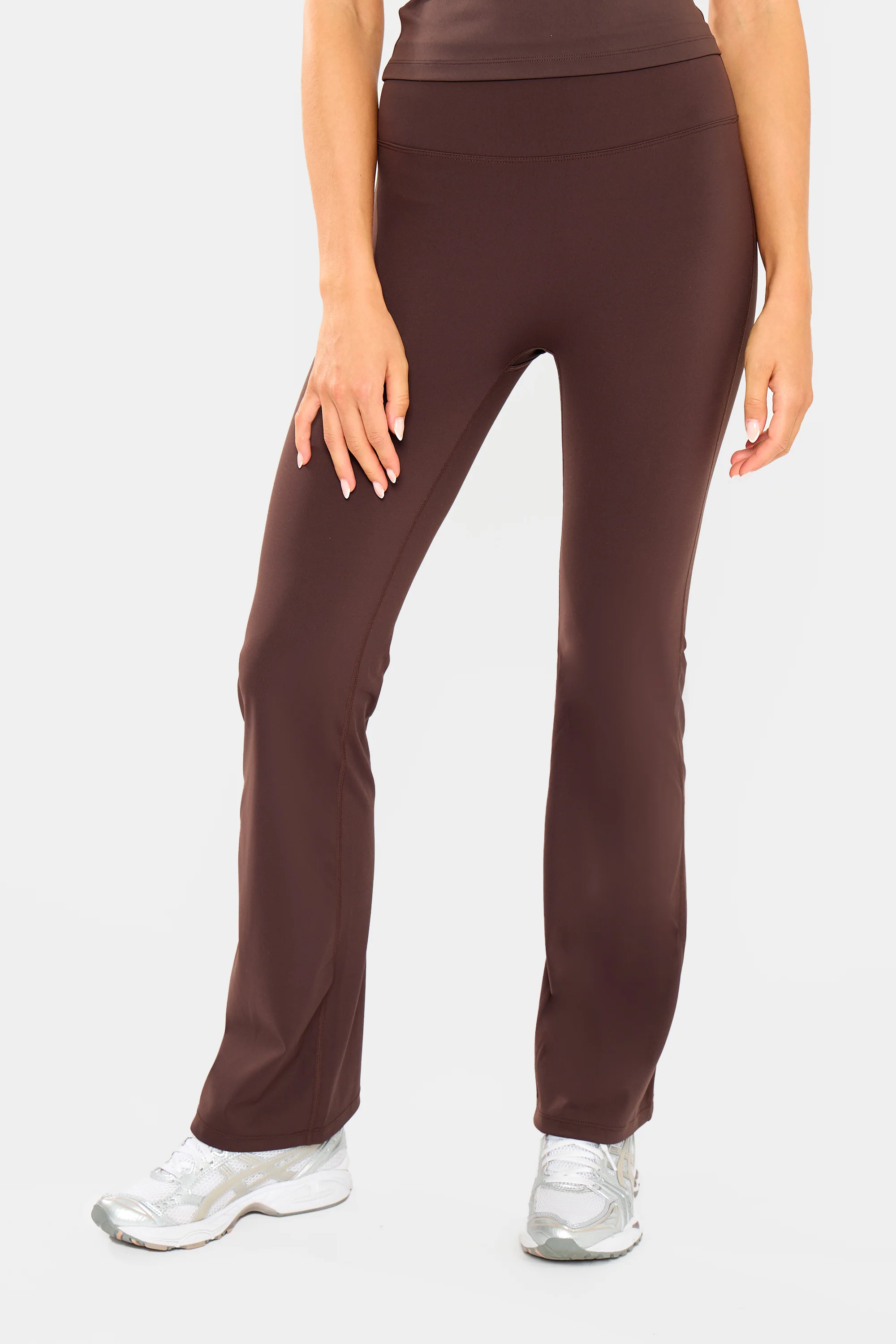 Kaiia Sculpt Yoga Pants Brown - Image 7