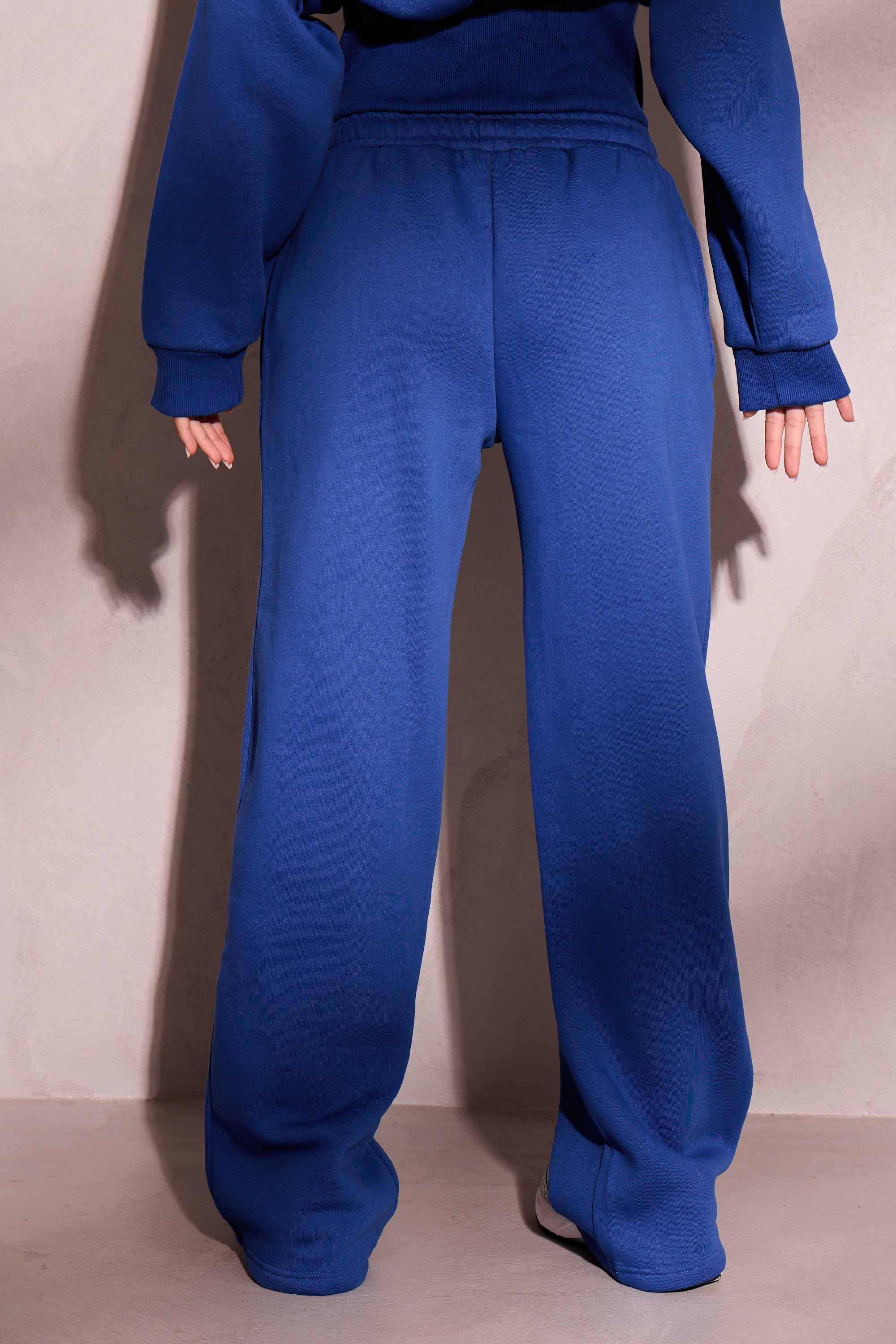 Kaiia Side Stripe Wide Leg Joggers Victory Blue & Dusty Blue - Image 4