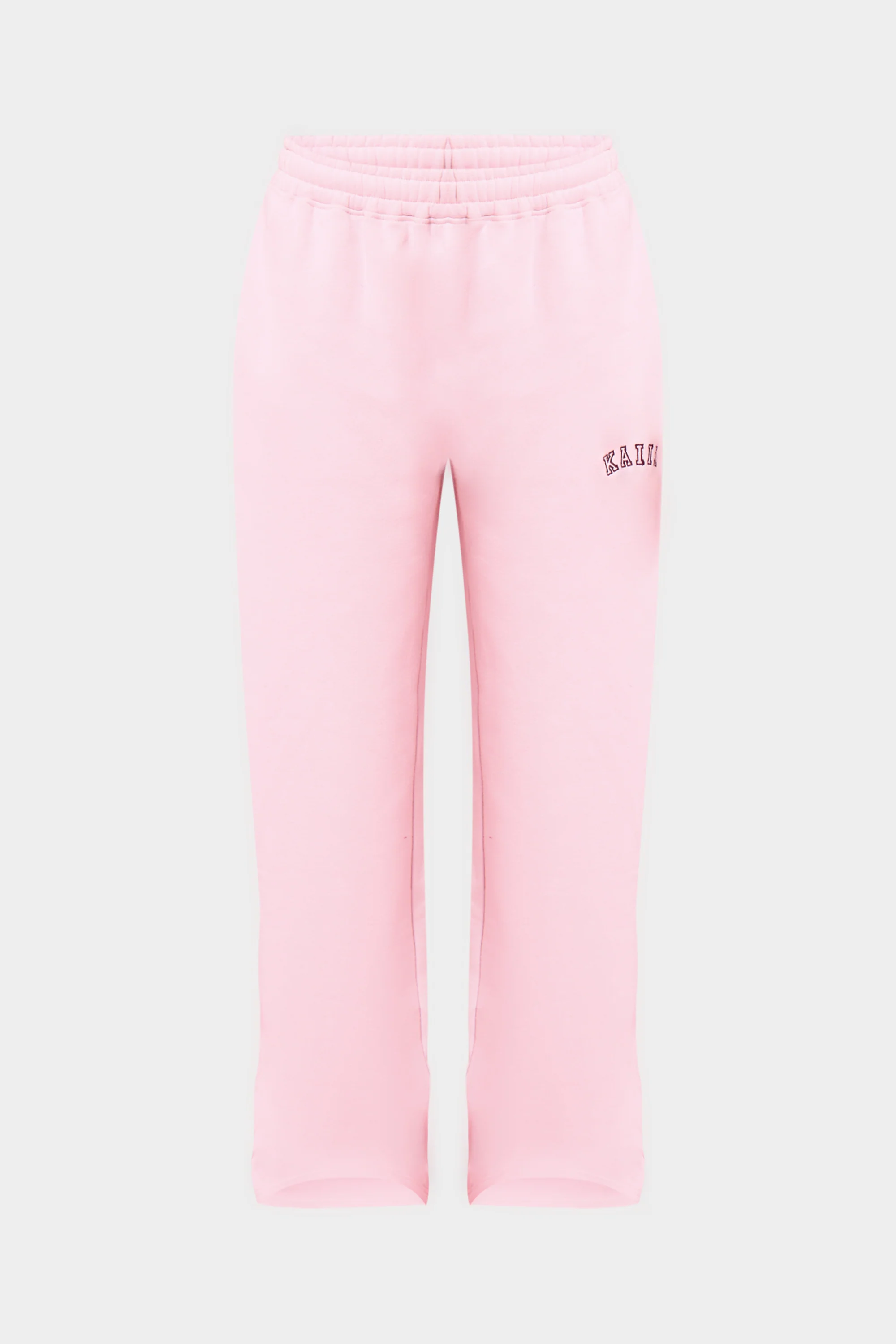 Kaiia Slogan Wide Leg Joggers Baby Pink - Image 5