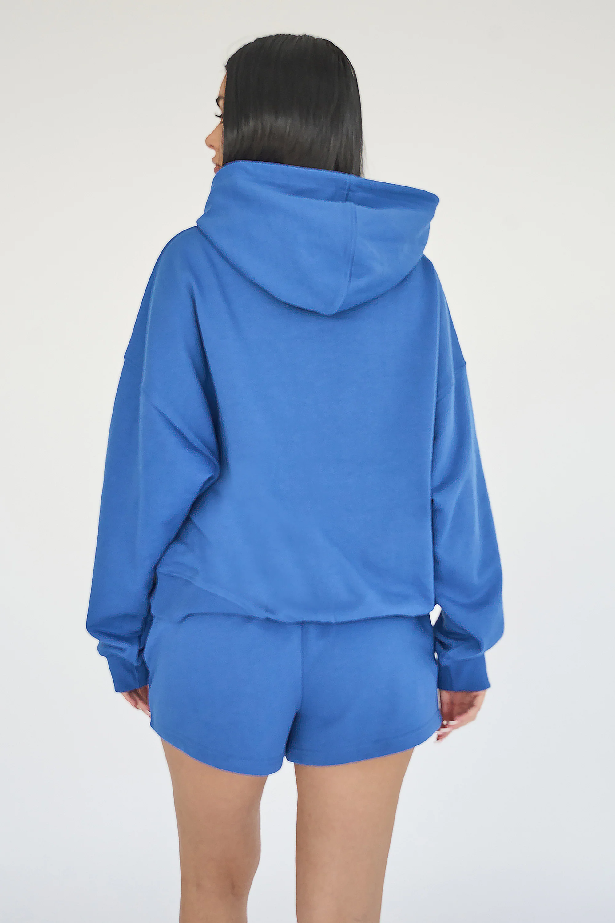 Kaiia Studio Bubble Logo Oversized Hoodie Blue - Image 6