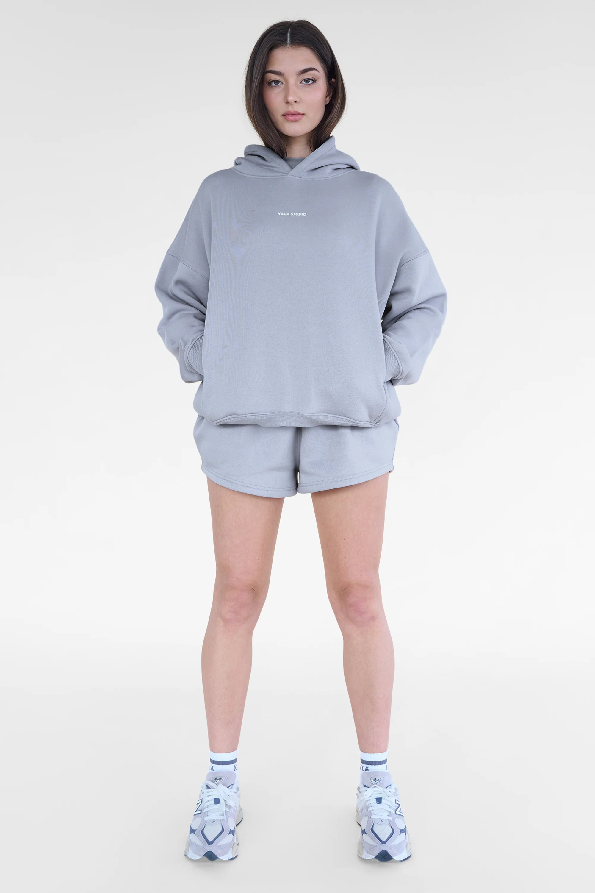 Kaiia Studio Oversized Hoodie Grey - Image 3