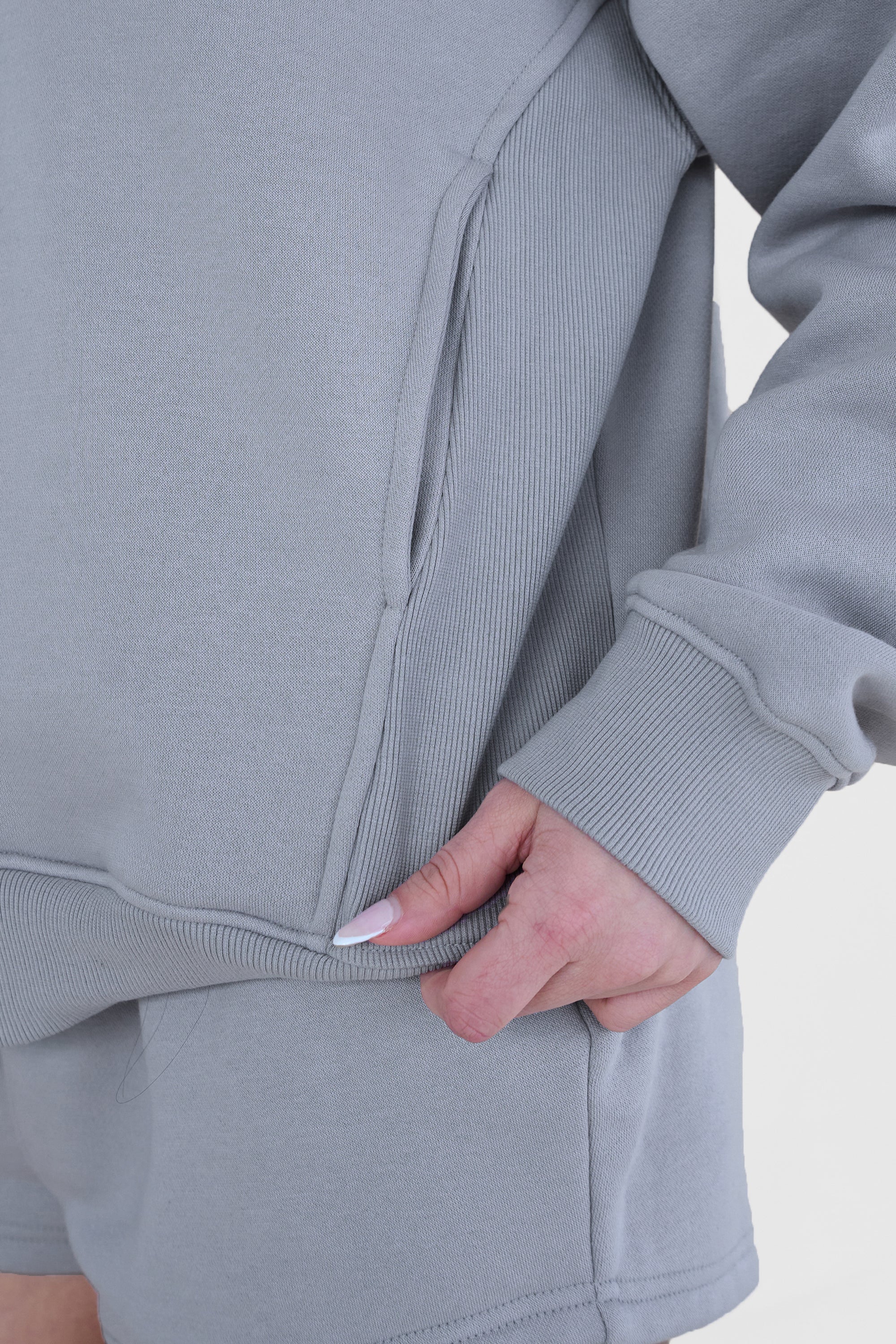 Kaiia Studio Oversized Hoodie Grey - Image 4