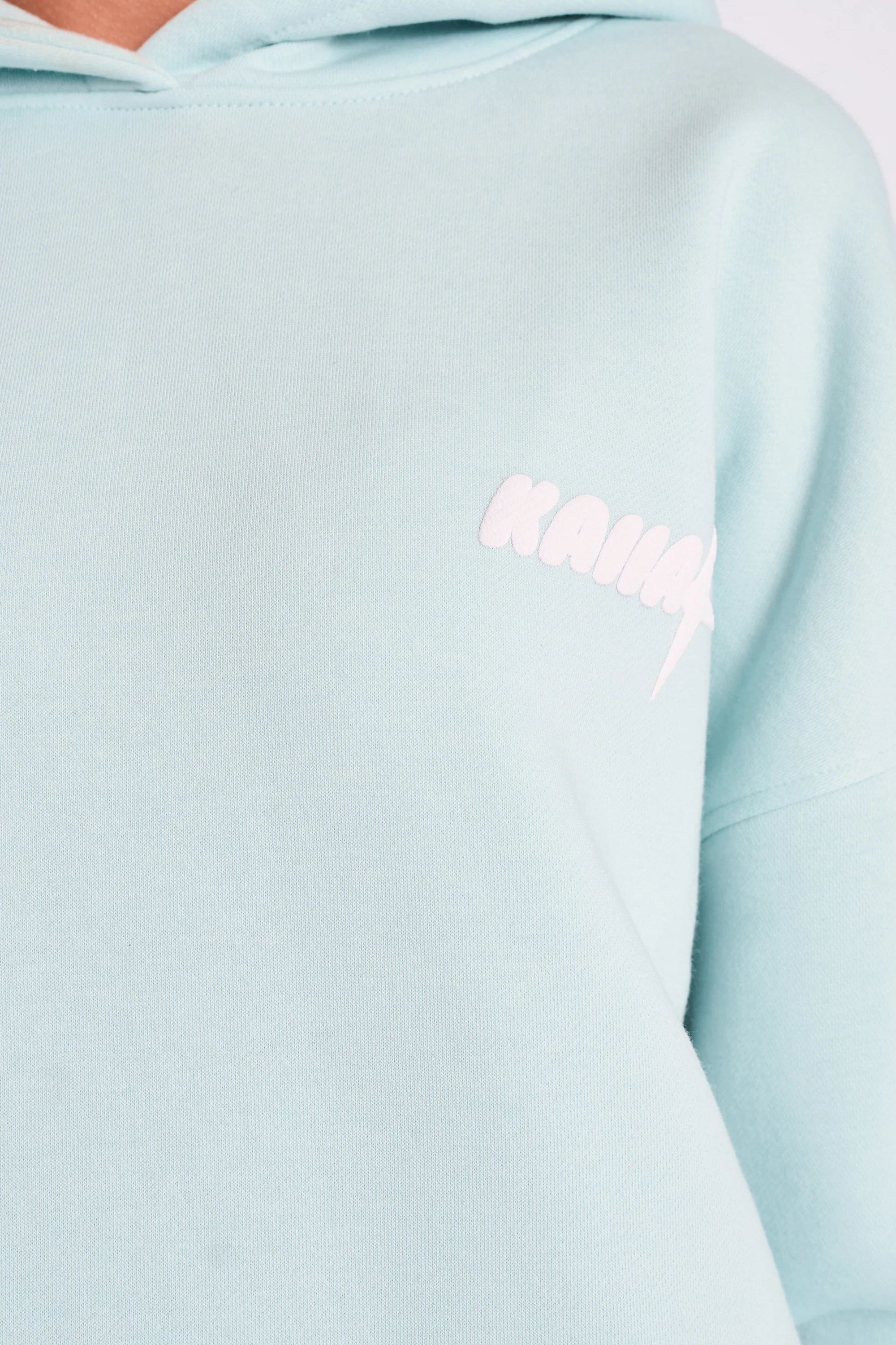 Kaiia Star Graphic Oversized Hoodie Mint - Image 4