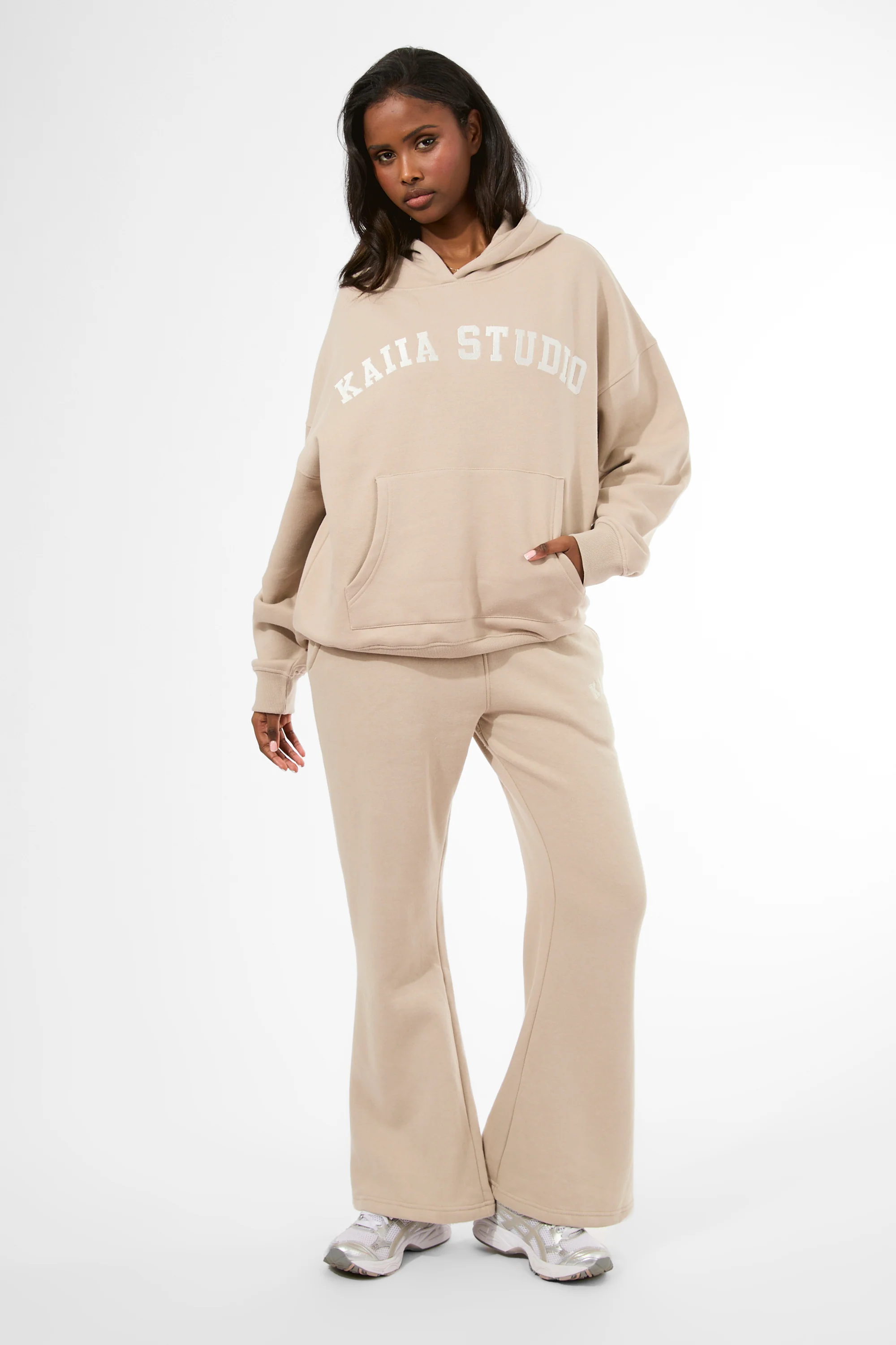 Kaiia Studio Oversized Hoodie Stone - Image 5