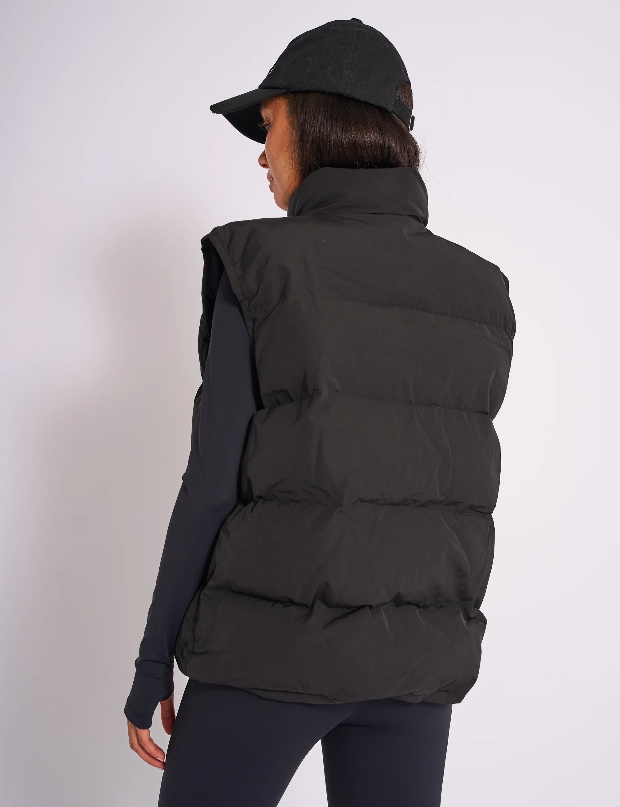 Kaiia Studio Padded Gilet Black - Image 3