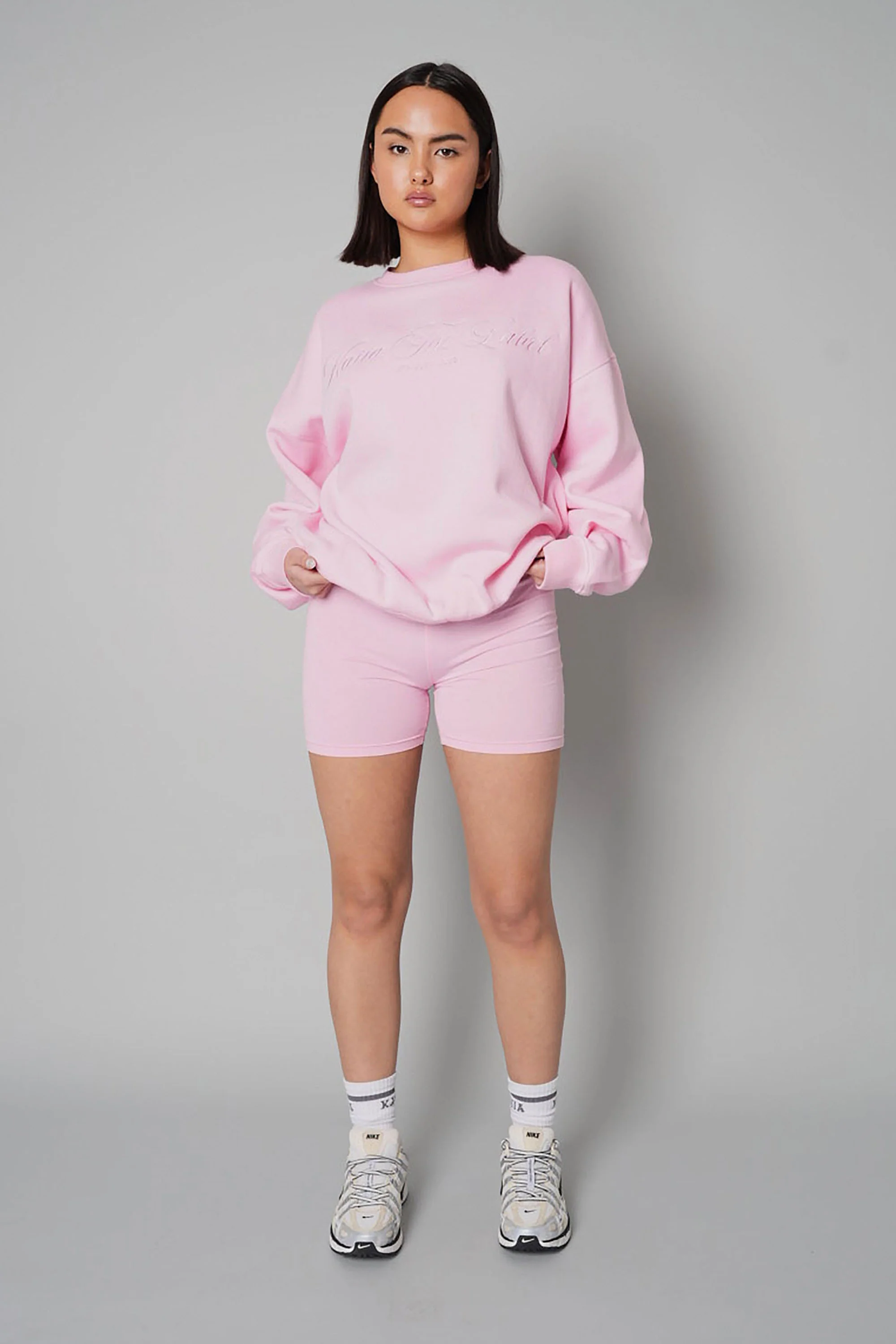 Kaiia the Label Logo Sweatshirt Pink - Image 7
