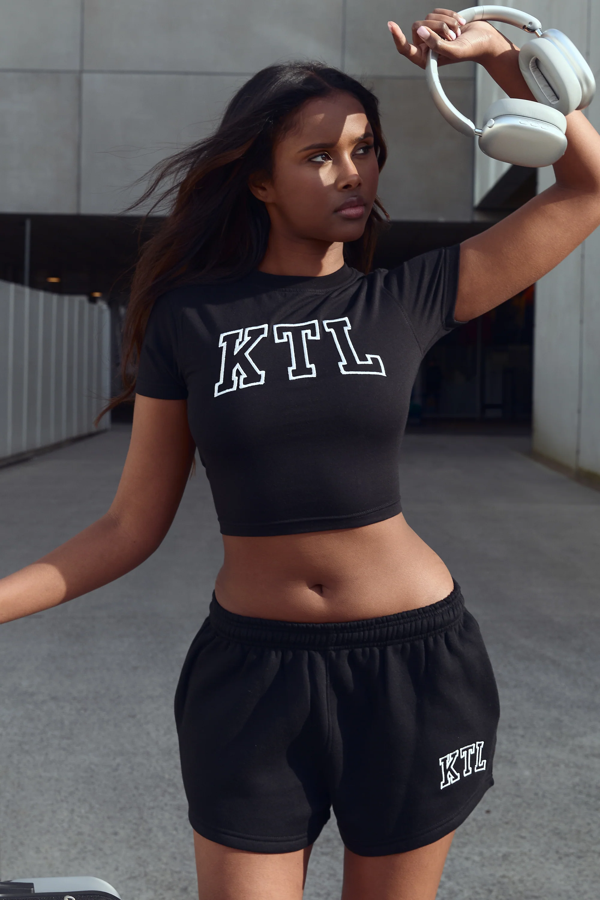 Kaiia KTL Logo Baby Tee Black - Image 6