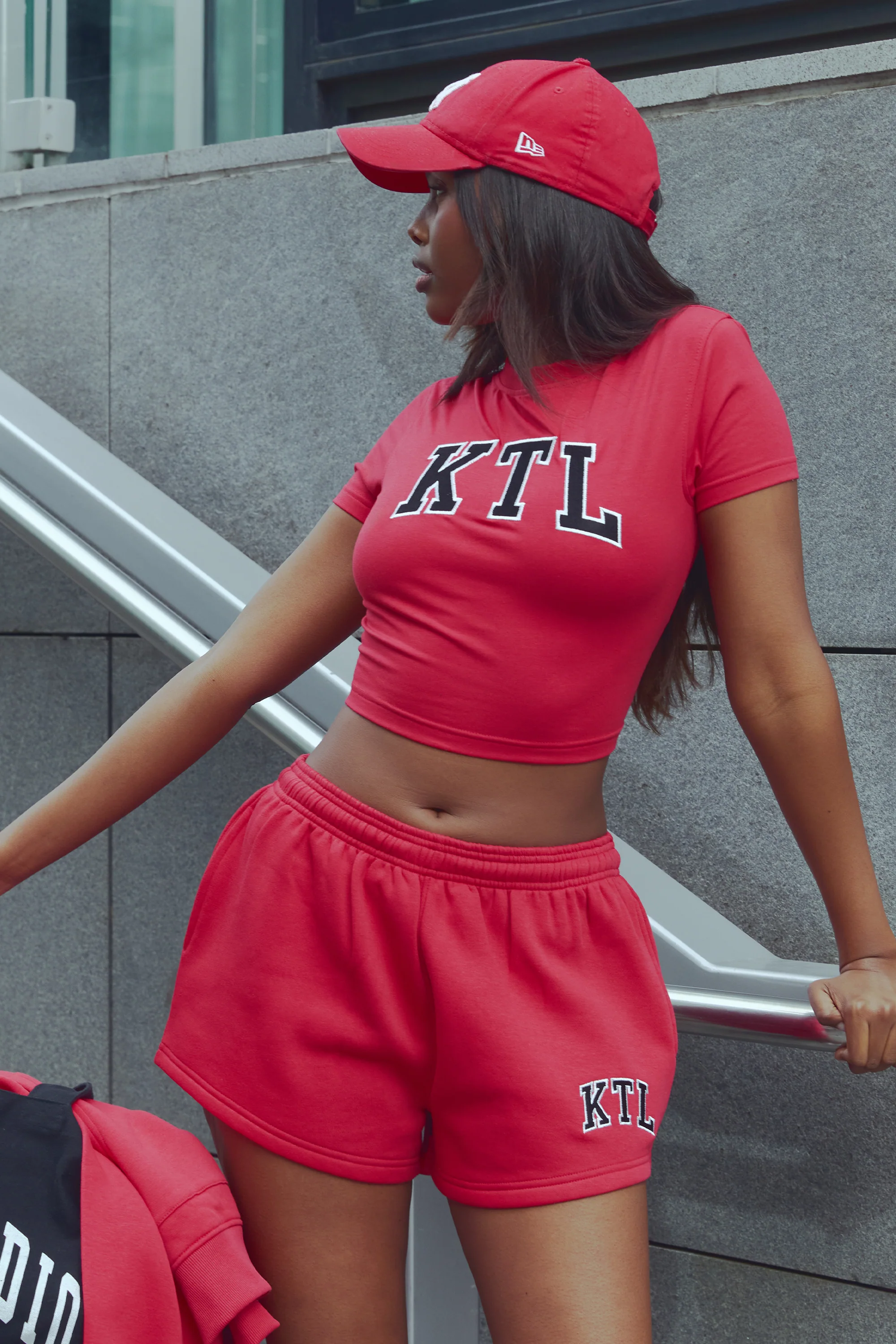 Kaiia KTL Logo Baby Tee Red - Image 6