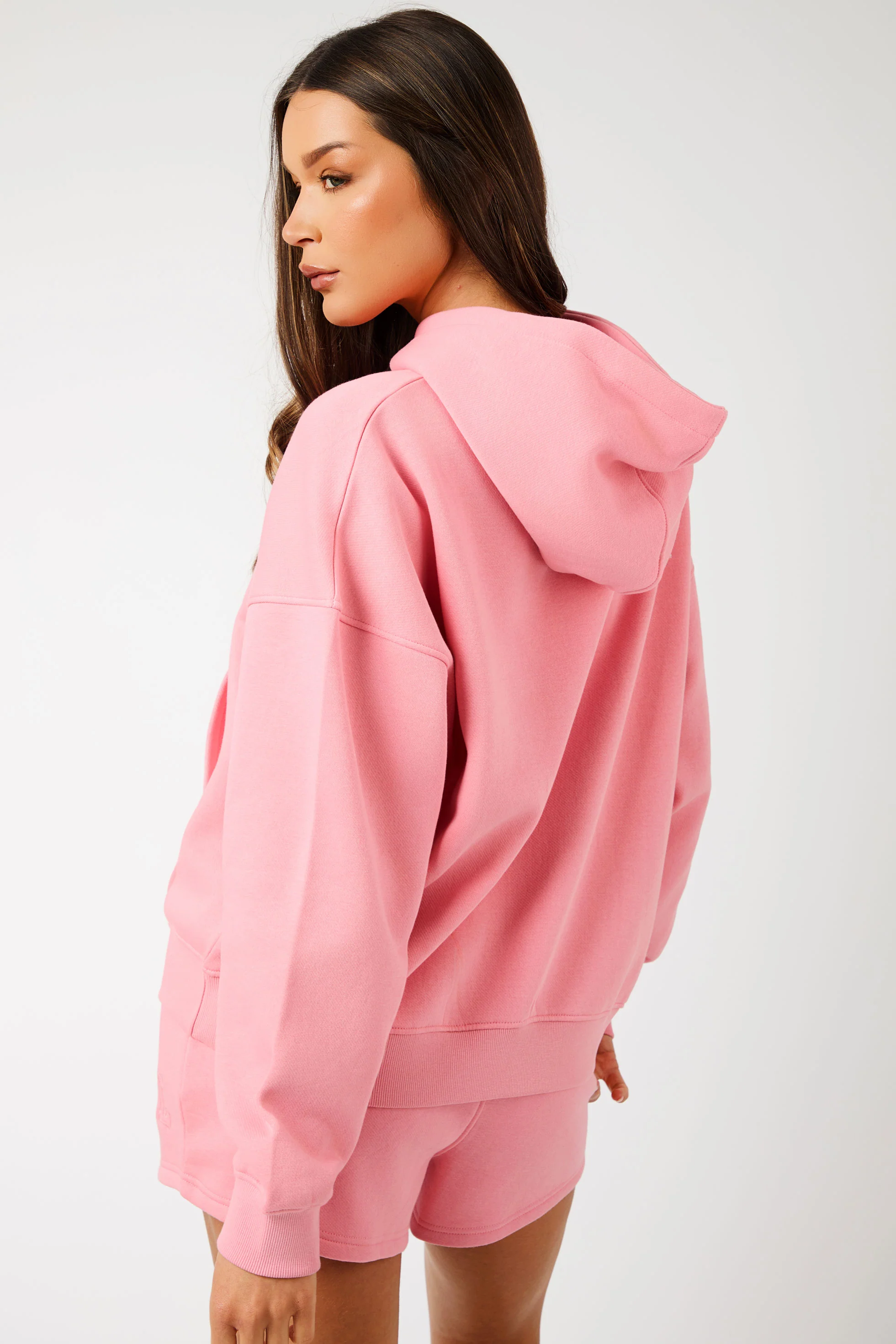 Kaiia KTL Logo Oversized Hoodie Angel Pink - Image 4