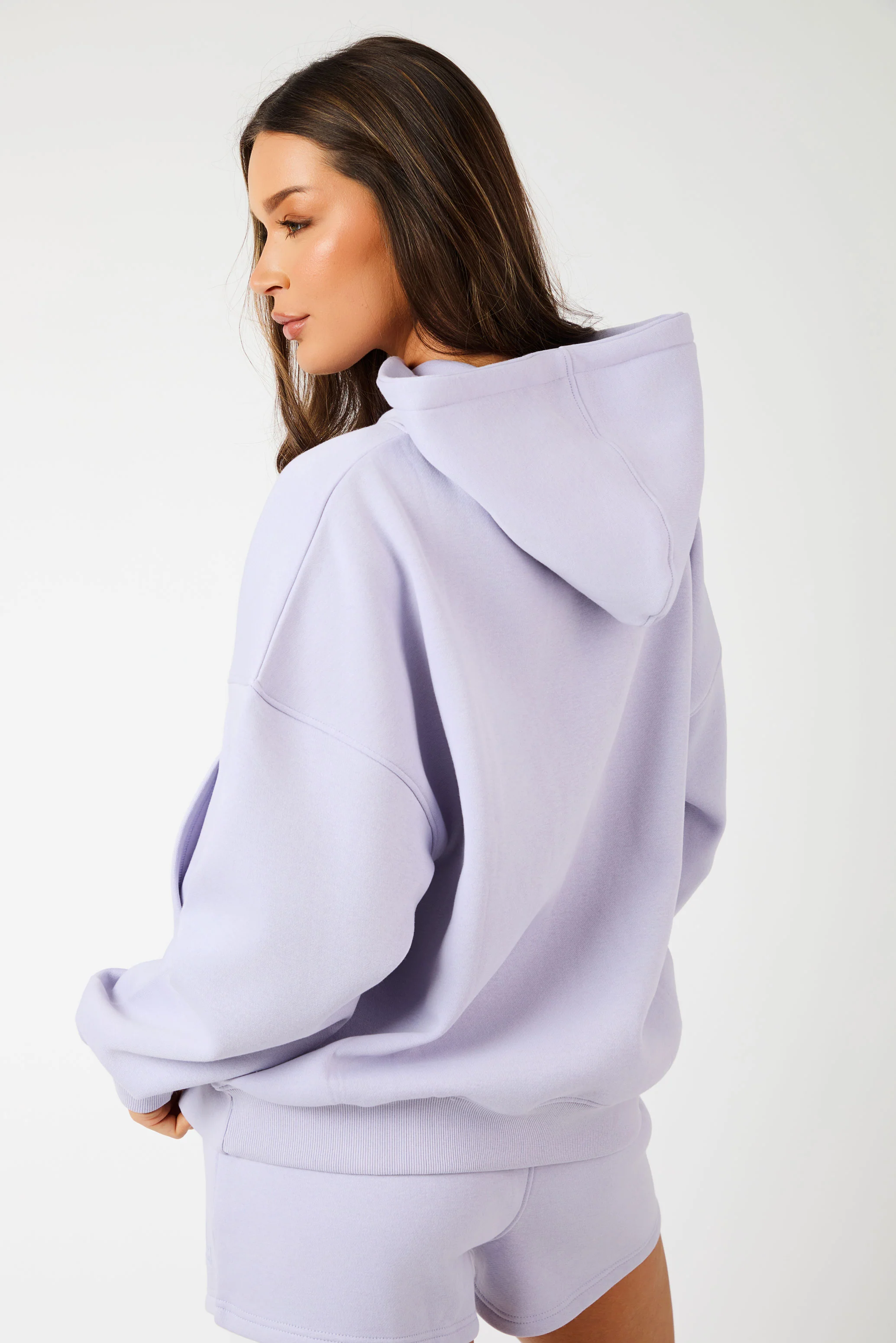 Kaiia KTL Logo Oversized Hoodie Iced Lilac - Image 4