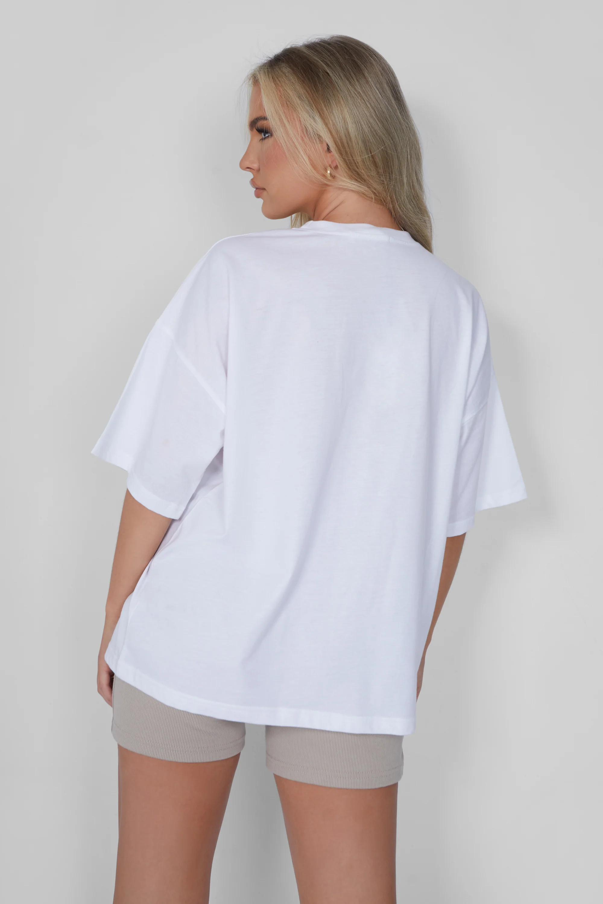 New York Oversized T-shirt White - Image 5