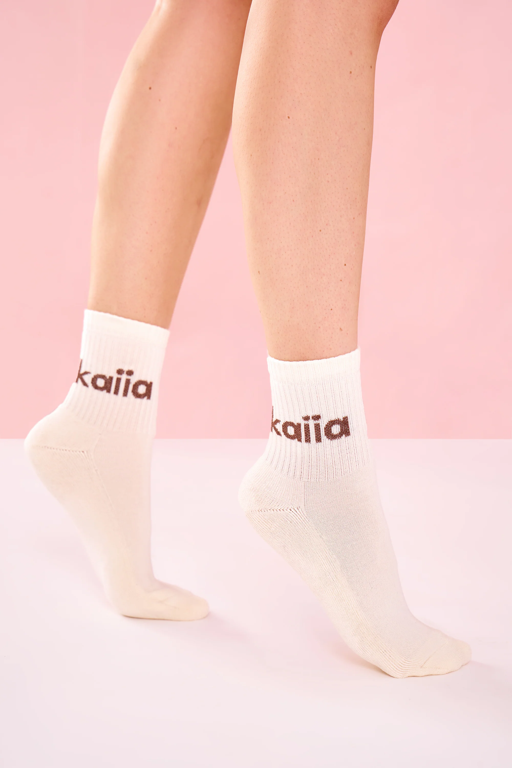 Pack of Three Kaiia Logo Socks Multi - Image 3