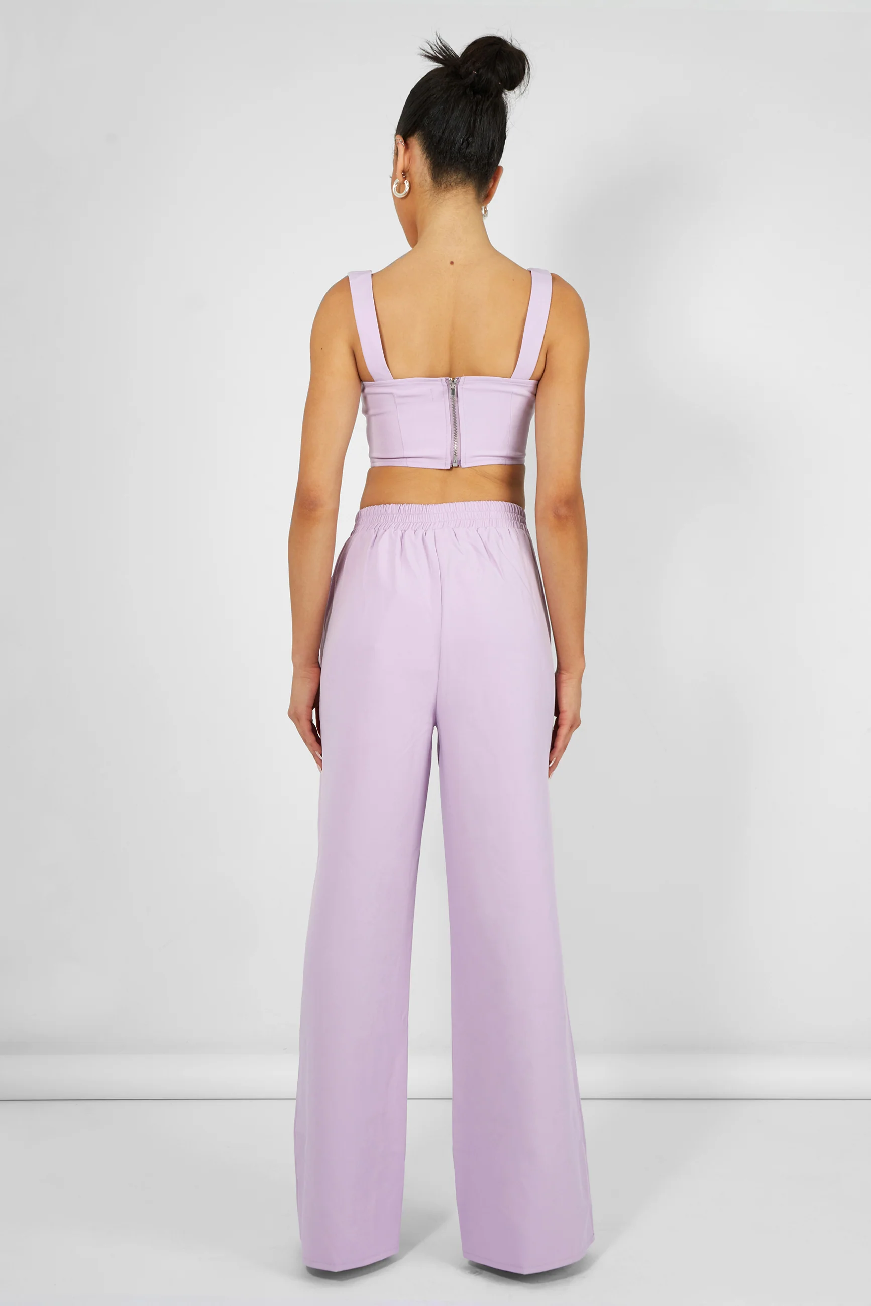 Seam Detail Corset Top Lilac - Image 5